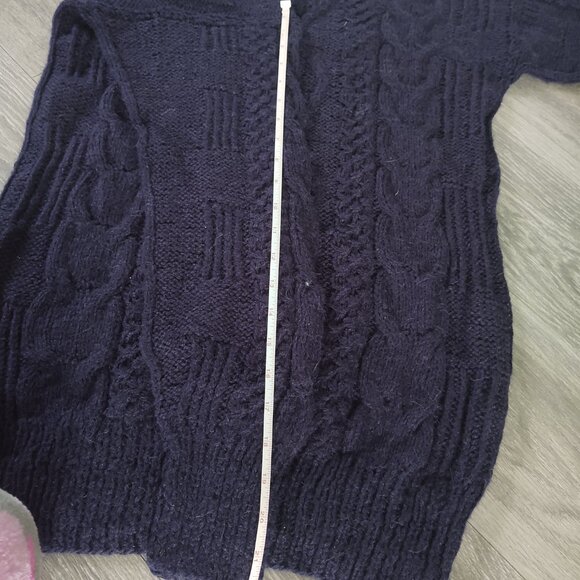 NWT Gamboa Alpaca Sweater for Men Hand Knitted Cabled Sweater - Picture 10 of 12